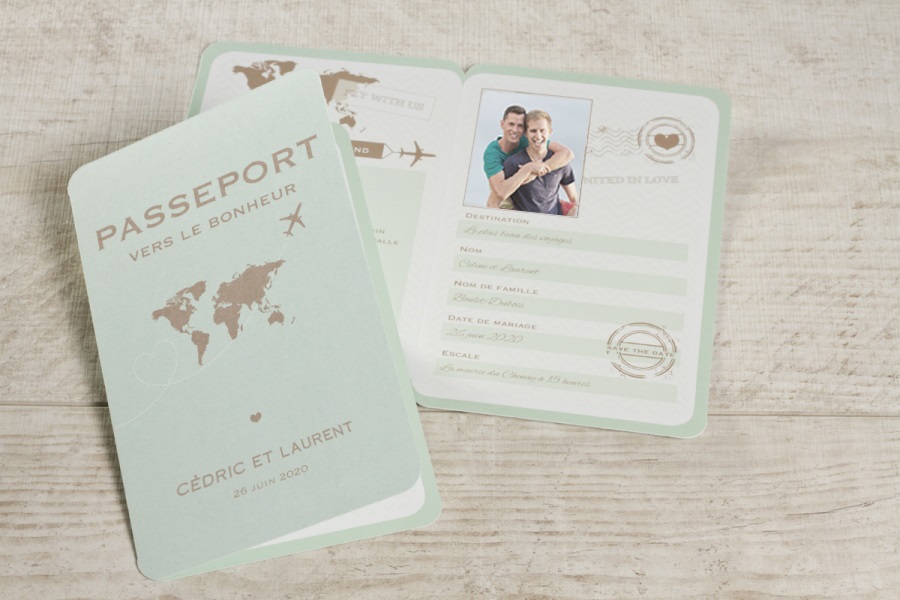 mariage gay invitation passeport