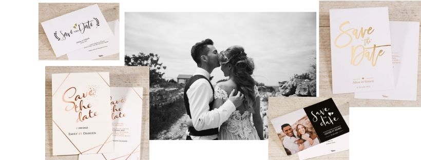 7 exemples save the date pour l'annonce de ce grand jour