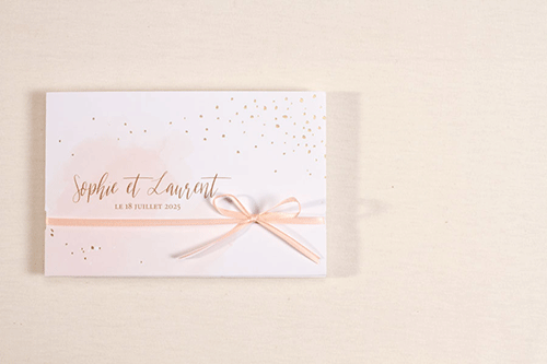 faire part mariage chic