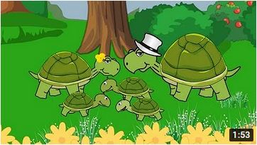 Comptine La famille tortue