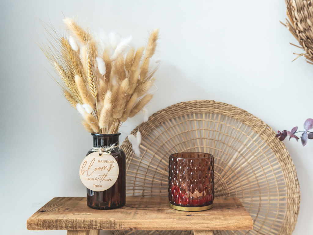 Bouquet De Fleurs Séchées, Bouquet D'herbe De La Pampa