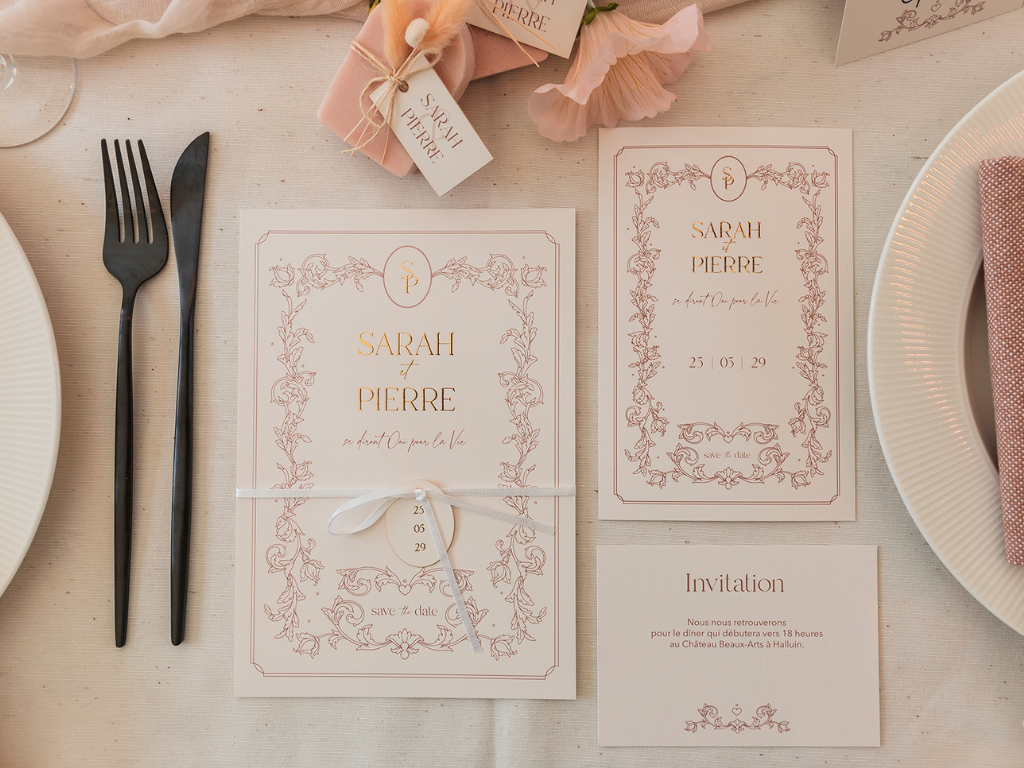 taille faire part mariage